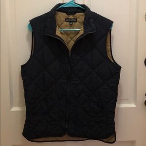 J.Crew Mercantile Quilted Navy Blue Vest